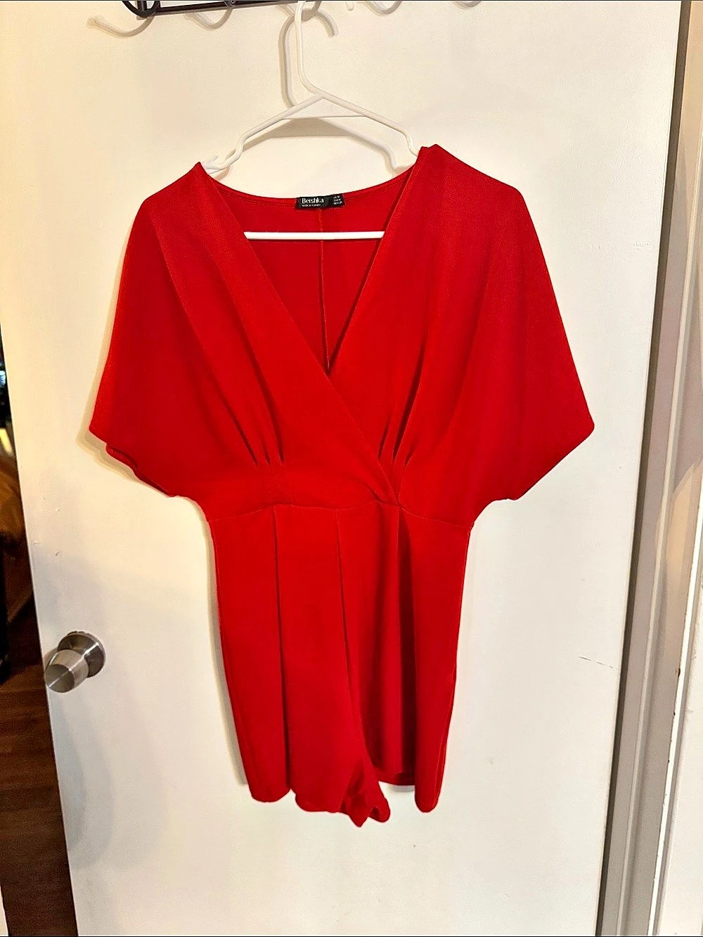 Bershka Red Romper Size Medium Like New
